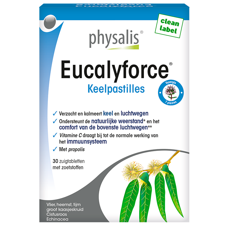 Physalis Eucalyforce - 30 zuigtabletten